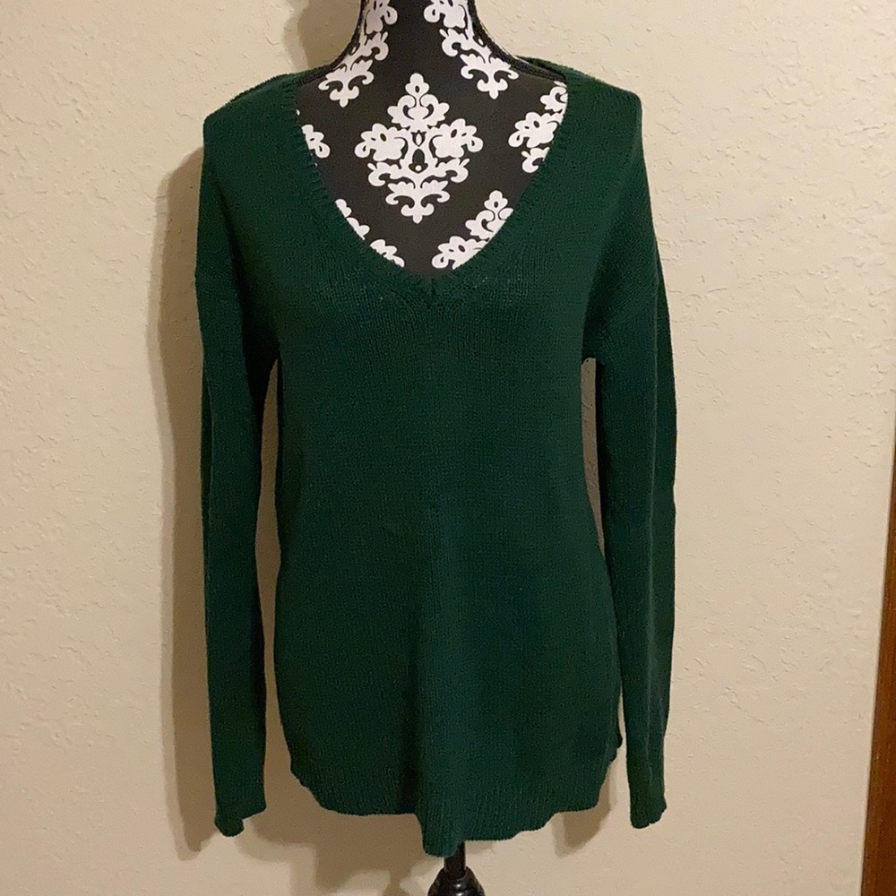 Open back sweater